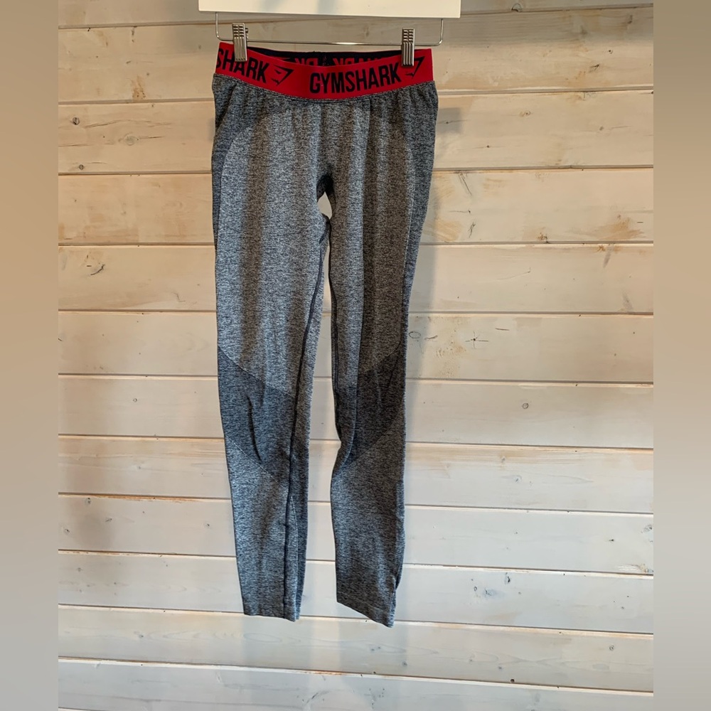 Gymshark | Red & Grey Flex Leggings